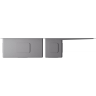Мойка OMOIKIRI AKISAME 100-2-GM-L нерж.сталь/вороненая сталь 4973103